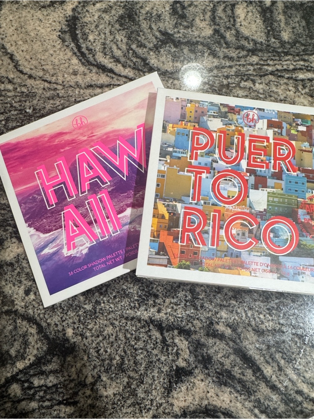 BH Cosmetics 2 Eyeshadow Bundles. 32 colors in all NIB.  Get all the Tropics.